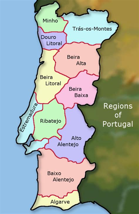 number of regions in portugal